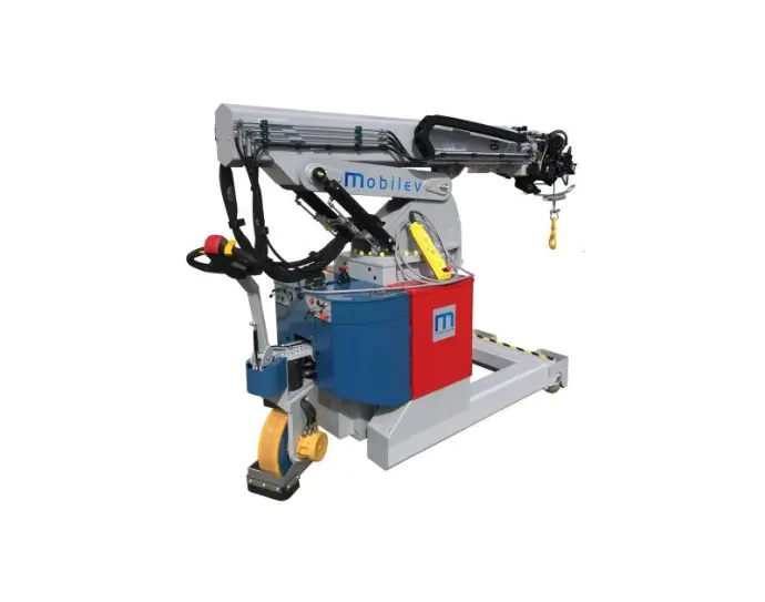 Grue atelier électrique 18° compacte avec treuil