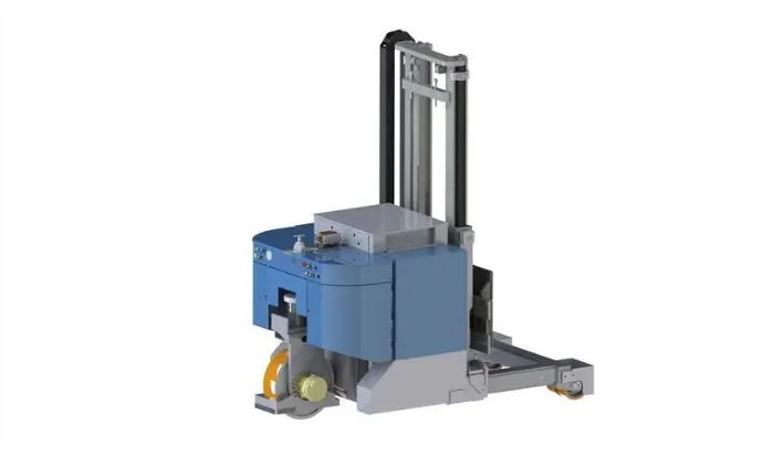 Chariot à mât vertical