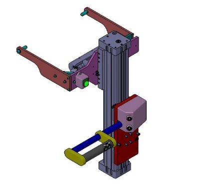 Fourche à serrage pneumatique Out026