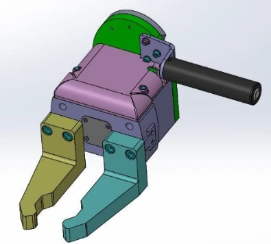 Pince pneumatique à serrage parallèle Out035