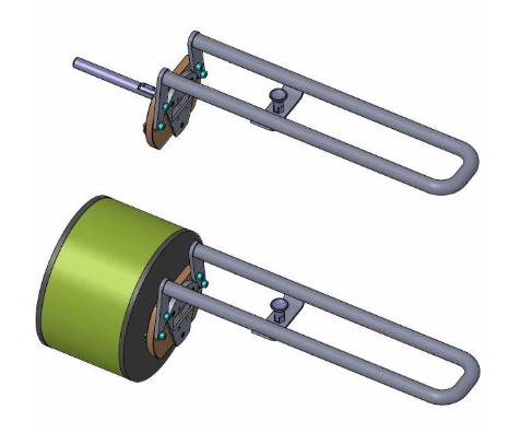 Axe traversant pour manipulation de bobine Out026