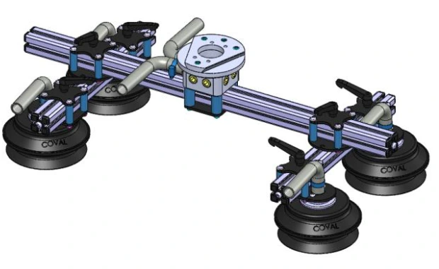 Palonnier pneumatique pour cartons Out024