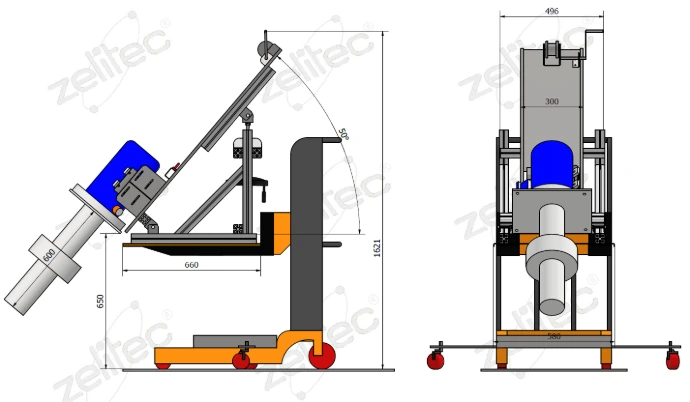Plan 2D Projet CE levage d'une pompe ZeliLift
